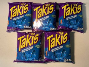 Takis Blue Heat Tortilla Chips (Lot of 5)