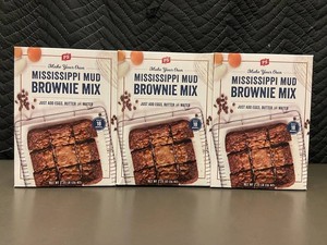 PS Mississippi Mud Brownie Mix 3-Pack - Makes 18 BrowniesBox, 2.25 lb (36 oz)