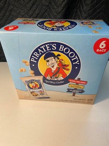 Pirates Booty Aged White Cheddar Snack Puffs (Lot of 6)