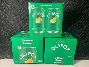 Olipop Lemon Lime 4 Pack - 12 Cans in 3 Boxes