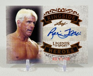 Ric Flair AUTO 2015 Leaf Legends of the Sport Ringside Heroes #RH-RF1 RARE Wrestling Card