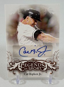 Cal Ripken Jr. Auto 2015 Leaf Legends of Sport #BA-CRJ Baseball Card