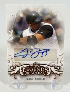 Frank Thomas Auto 2015 Leaf Legends of Sport #BA-FT1 Baseball Card