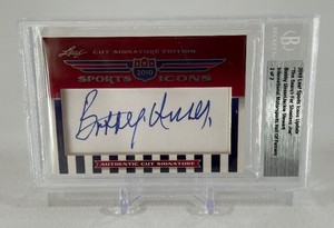 Bobby UnserJackie Steward 2 of 2 AUTOS 2010 Leaf Sports Icons Update The Search For Shoeless Joe International Motorsports Hall of Famers Card - Beckett Slab
