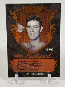 Jim Palmer Auto 2015 Legends of Sport Enshrined #EA-JP1 Baseball Card