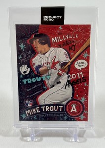 Mike Trout Project 2020 #142 Baseball Card