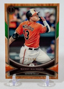 Manny Machado 99 2018 Topps Tribute #13 Numbered 7799 Baseball Card