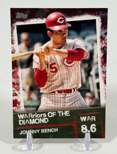 Johnny Bench 10 2020 Topps Warriors of the Diamons #WOD-45 Numbered 0610 Baseball Card