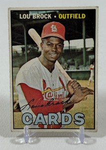 Lou Brock 1967 Topps #285 Vintage Baseball Card