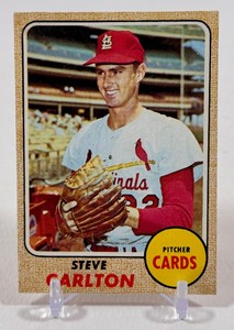 Steve Carlton 1968 Topps #408 Vintage Baseball Card