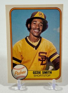 Ozzie Smith 1981 Fleer #488 Vintage Baseball Card