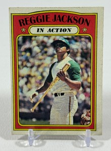 Reggie Jackson 1972 Topps #436 Vintage Baseball Card