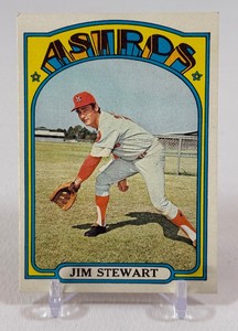 Jim Stewart 1972 Topps #747 RARE HIGH # Vintage Baseball Card