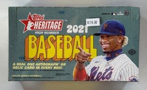 2022 Topps Heritage Baseball High Number Hobby Box - NEW FACTORY SEALED - Baseball Cards