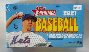 2021 Topps Heritage Baseball Hobby Box - NEW FACTORY SEALED - Baseball Cards