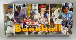 2021 Topps Heritage Baseball High Number Hobby Box - NEW FACTORY SEALED - Baseball Cards