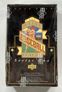 1993 Upper Deck Baseball Factory Sealed 36 Pack Card Box - Gem Mint Derek Jeter RCs