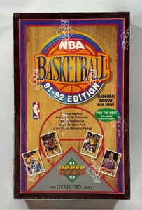 1991-92 Upper Deck NBA Basketball Factory Sealed 36 Pack Card Box - Gem Mint Michael Jordan Cards