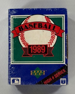 1989 Upper Deck High # Series Factory Sealed Baseball Card Set - #1