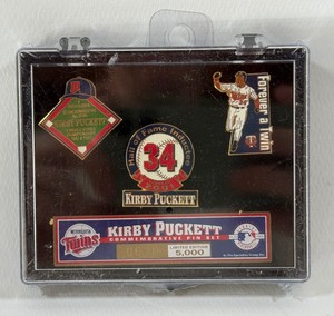Kirby Puckett Limited Edition 5,000 Baseball Hall of Fam Induction Pin Set - Minnesota Twins - #3
