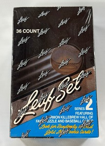 1991 Leaf Baseball 36 Pack Factory Sealed Card Box - Series 2