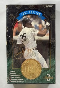 1993 Leaf Baseball 36 Pack Factory Sealed Card Box - Series 2