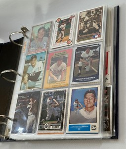 HARMON KILLEBREW ENTIRE BINDER - 160 Cards, Photos, and More - Minnesota Twins Baseball