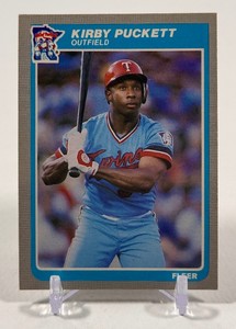Kirby Puckett RC 1985 Fleer #286 Vintage Minnesota Twins Baseball Rookie Card