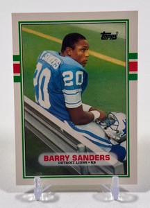 Barry Sanders RC 1989 Topps Traded #83T Rookie Football Card - #1