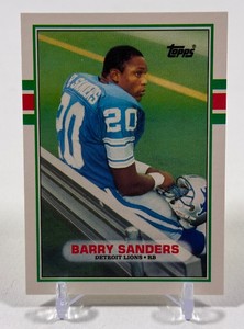 Barry Sanders RC 1989 Topps Traded #83T Rookie Football Card - #4