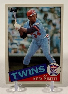 Kirby Puckett RC 1985 Topps #536 Rookie Vintage Minnesota Twins Baseball Card #2