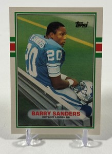 Barry Sanders RC 1989 Topps Traded #83T Rookie Football Card - #5