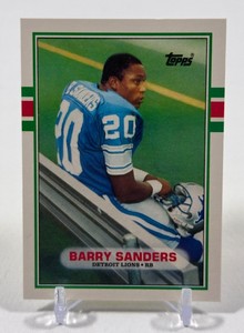 Barry Sanders RC 1989 Topps Traded #83T Rookie Football Card - #6