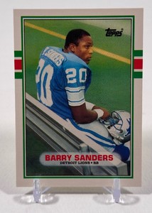 Barry Sanders RC 1989 Topps Traded #83T Rookie Football Card - #8