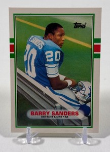 Barry Sanders RC 1989 Topps Traded #83T Rookie Football Card - #7