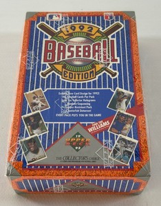 1992 Upper Deck Baseball 36 Pack Box New Factory Sealed Cards
