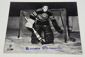 Emile Francis Autographed 8x10 Vintage Hockey Photo