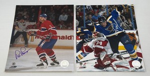 Scott Mellanby and Rob Ramage Autographed 8x10 Hockey Photos