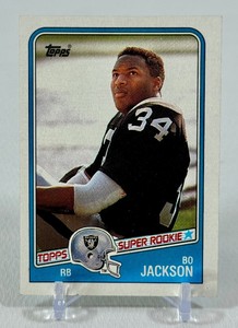 Bo Jackson RC 1988 Topps #327 Vintage Rookie Football Card
