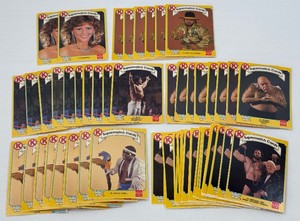 50 Vintage Wrestling Cards 1987 Supermatch Coca-Cola WWF