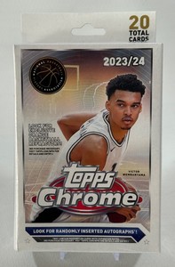 2023-24 Topps Chrome Basketball Hanger Box - NewSealed Cards