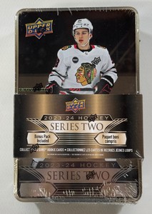 2023-24 Upper Deck Hockey Series 2 Hockey Tin - NewSealed Cards
