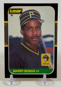 Barry Bonds RC 1987 Leaf #219 Rookie Baseball Card