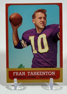 Fran Tarkenton 2nd Year 1963 Topps #98 Vintage Football Card