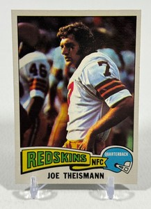 Joe Theisman RC 1975 Topps #416 Vintage Rookie Football Card