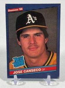 Jose Canseco RC 1986 Donruss Rated Rookie #39 Baseball Card