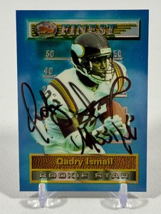 Quadry Missle Ismail Auto RC 1994 Topps Finest Rookie Star #128 Minnesota Vikings Football Card