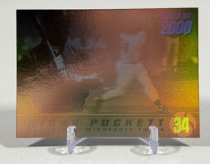 Kirby Puckett Holo 2,000 Career Hit Target Stadium Giveaway Baseball Card Minnesota Twins