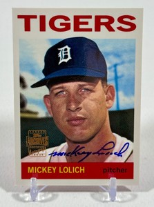 Mickey Lolich Auto Topps Certified 2001 Archived #128 Signed Baseball Card