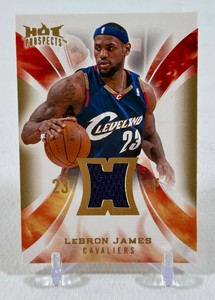 LeBron James Game-Used Relic 2008-09 Fleer Hot Prospects Hot Materials #HM-LJ Basketball Card